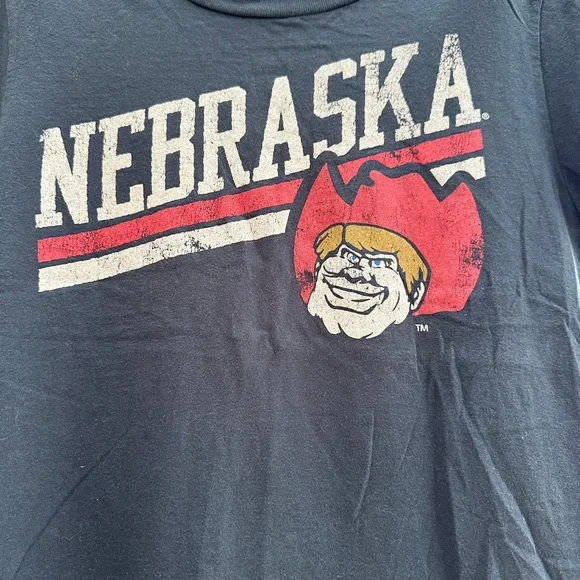 Nebraska NWOT Herbie Husker Cornhusker Tailgate Short Sleeve T Tee Shirt medium - Picture 2 of 9
